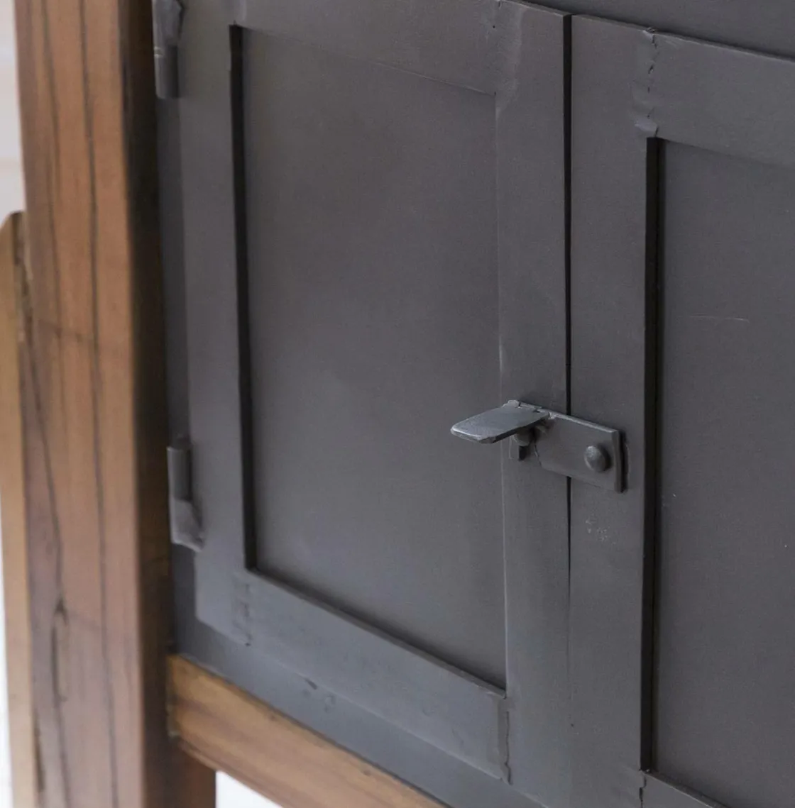 Made in Meubles Meuble Tv<Meuble TV en bois recyclé et métal Hector