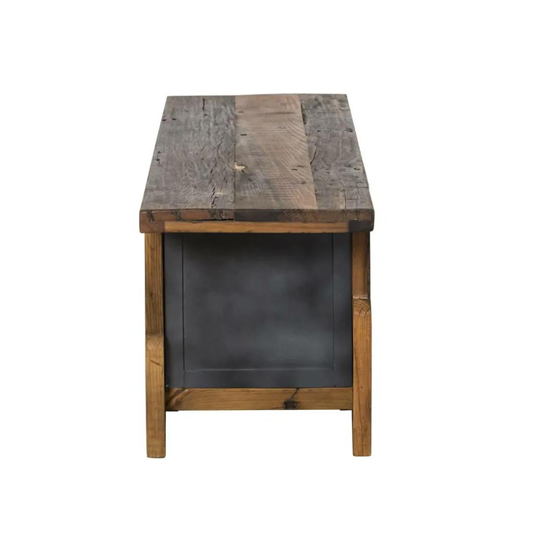 Made in Meubles Meuble Tv<Meuble TV en bois recyclé et métal Hector