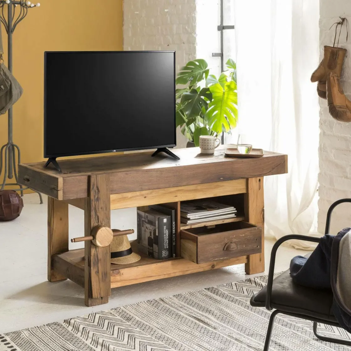 Made in Meubles Meuble Tv<Meuble TV en bois recyclé Hector