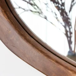 Made in Meubles Miroir|Décoration<Miroir abstrait en bois de manguier foncé Marley