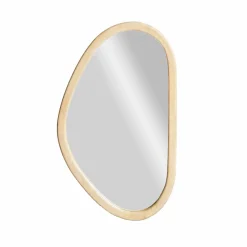 Made in Meubles Miroir|Décoration<Miroir abstrait en bois de manguier clair Marley
