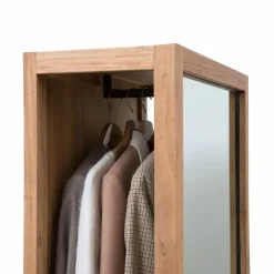 Made in Meubles Miroir|Décoration<Miroir avec rangements bois d'acacia Salta