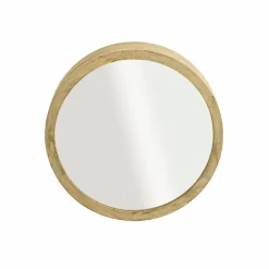 Made in Meubles Miroir<Miroir avec étagères en bois de manguier clair Juliet