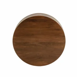 Made in Meubles Miroir|Décoration<Miroir avec étagères en bois de manguier foncé Remick