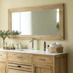 Made in Meubles Miroir|Décoration<Miroir en bois recyclé 165 cm Garance