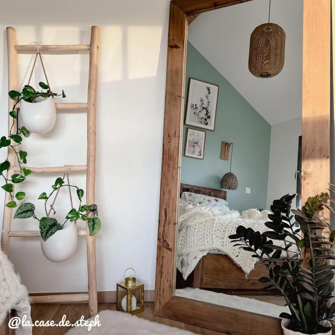 Made in Meubles Miroir|Décoration<Miroir en bois recyclé 165 cm Garance