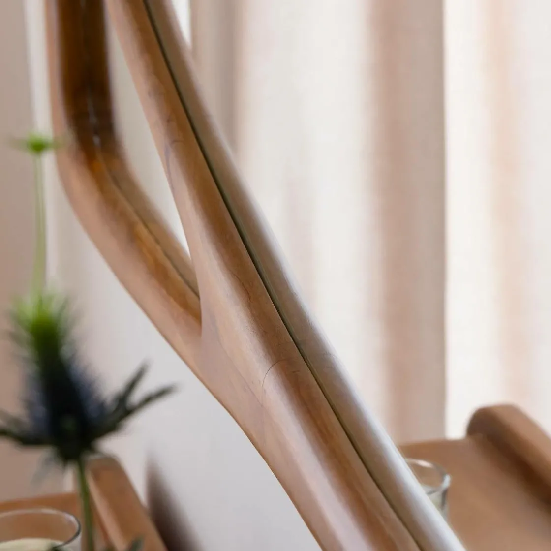 Made in Meubles Miroir|Décoration<Miroir mural organique en bois de manguier Marley