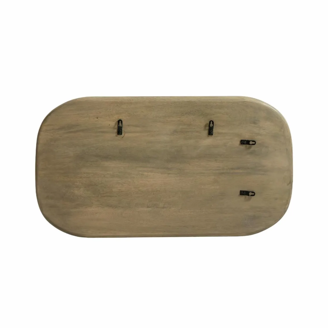 Made in Meubles Miroir|Décoration<Miroir ovale en bois de manguier Marley