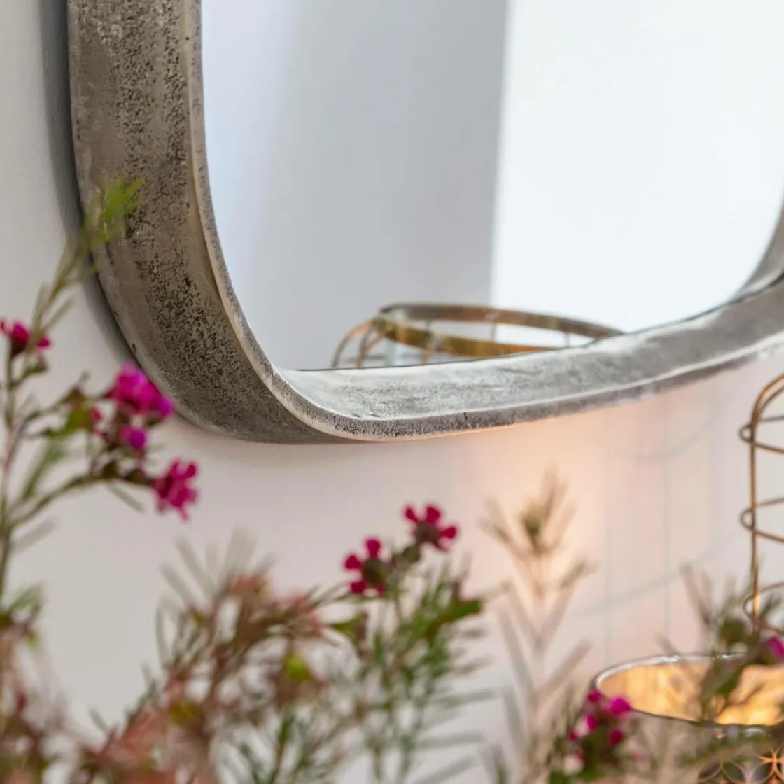 Made in Meubles Miroir|Décoration<Miroir rectangle en aluminium Beryl