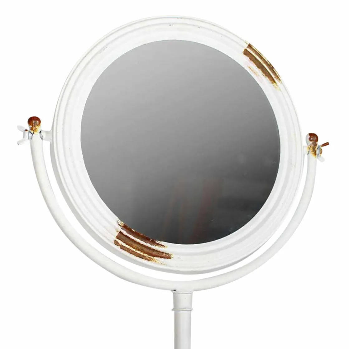 Made in Meubles Miroir<Miroir style industriel blanc