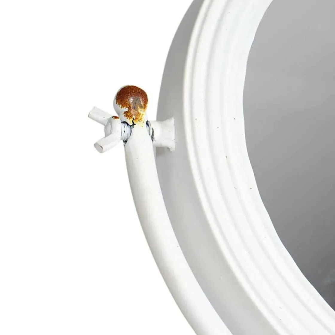 Made in Meubles Miroir<Miroir style industriel blanc