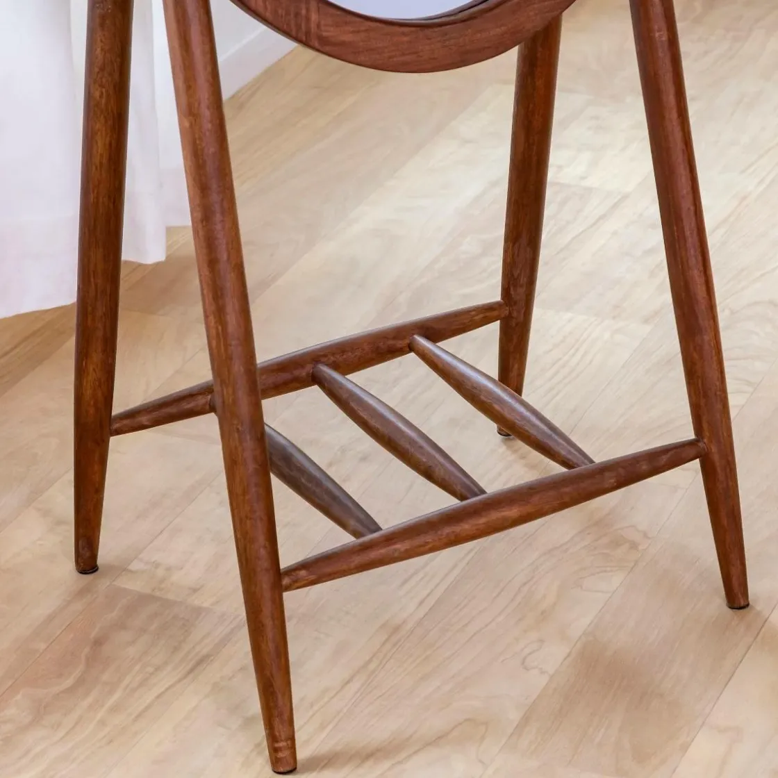 Made in Meubles Miroir|Décoration<Miroir sur pied en bois de manguier Joyce