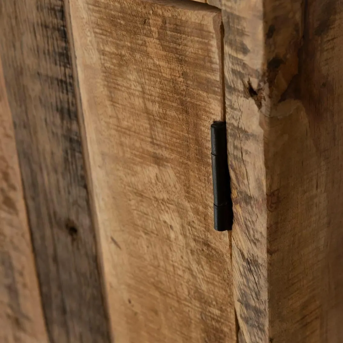 Made in Meubles Miroir|Décoration<Miroir vertical style porte en bois recyclé Vicky