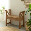 Made in Meubles Banc<Petit banc en bois d'acacia Isolde