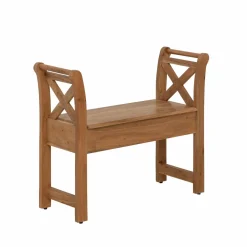 Made in Meubles Banc<Petit banc en bois d'acacia Isolde