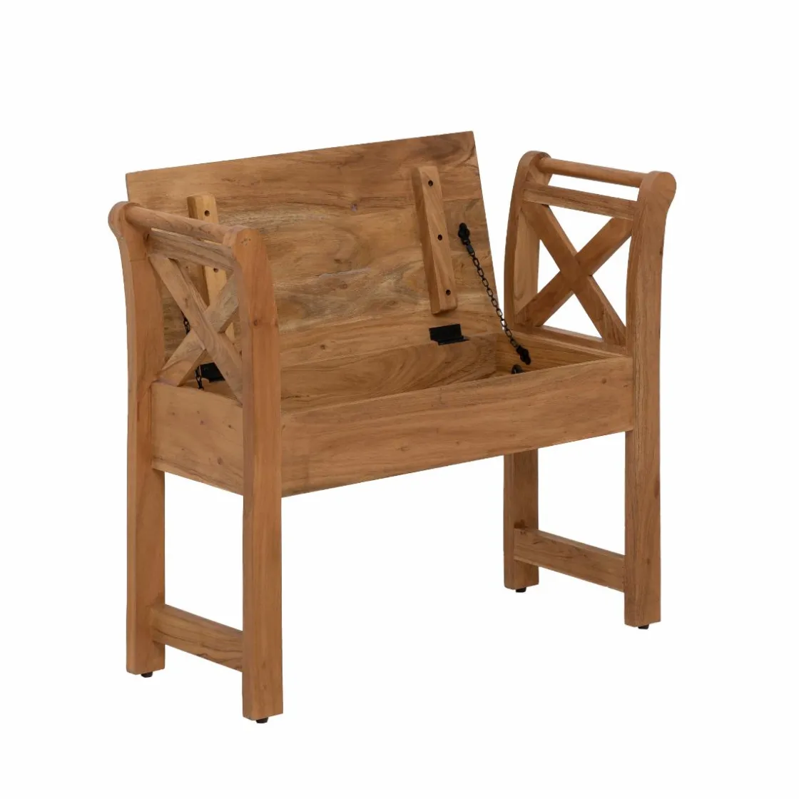 Made in Meubles Banc<Petit banc en bois d'acacia Isolde