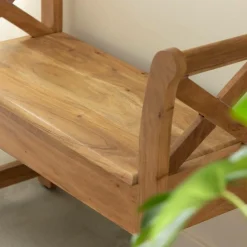 Made in Meubles Banc<Petit banc en bois d'acacia Isolde