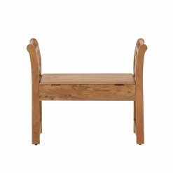 Made in Meubles Banc<Petit banc en bois d'acacia Isolde
