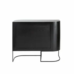 Made in Meubles Buffet<Petit buffet arrondi en bois de manguier et métal Ysé