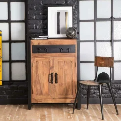 Made in Meubles Buffet<Petit buffet en bois d'acacia 80 cm Havana