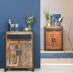 Made in Meubles Buffet<Petit buffet en bois d'acacia 80 cm Havana