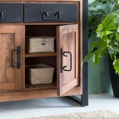 Made in Meubles Buffet<Petit buffet en bois d'acacia 100 cm Havana