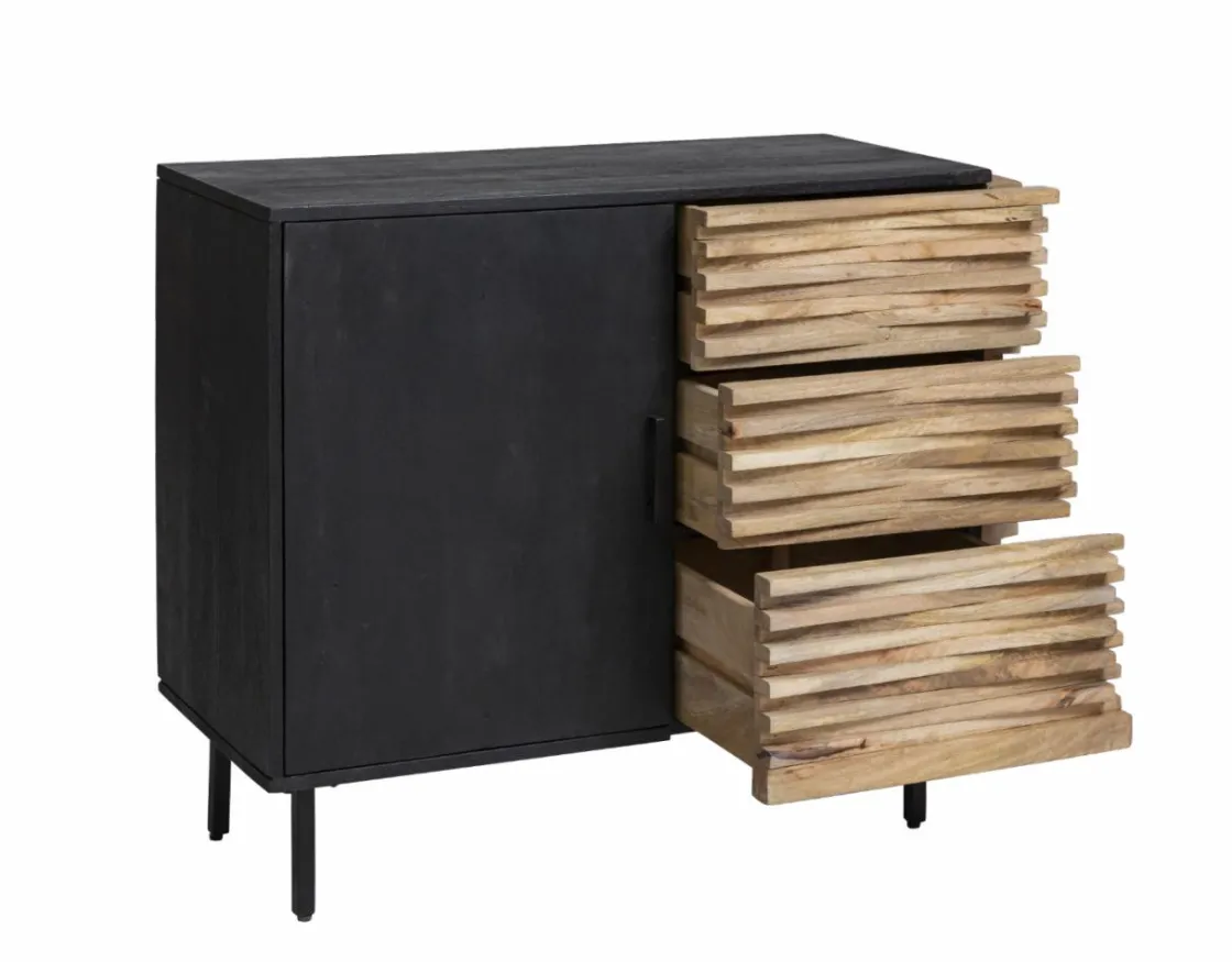 Made in Meubles Buffet<Petit buffet en bois de manguier Tino