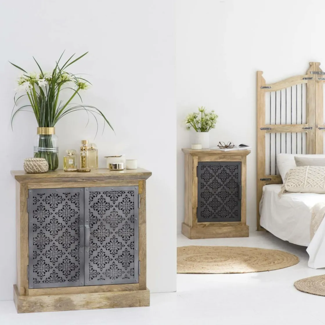 Made in Meubles Buffet<Petit buffet en bois de manguier Sahara