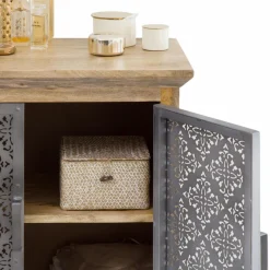Made in Meubles Buffet<Petit buffet en bois de manguier Sahara