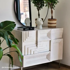 Made in Meubles Buffet<Petit buffet en bois de manguier Tristan