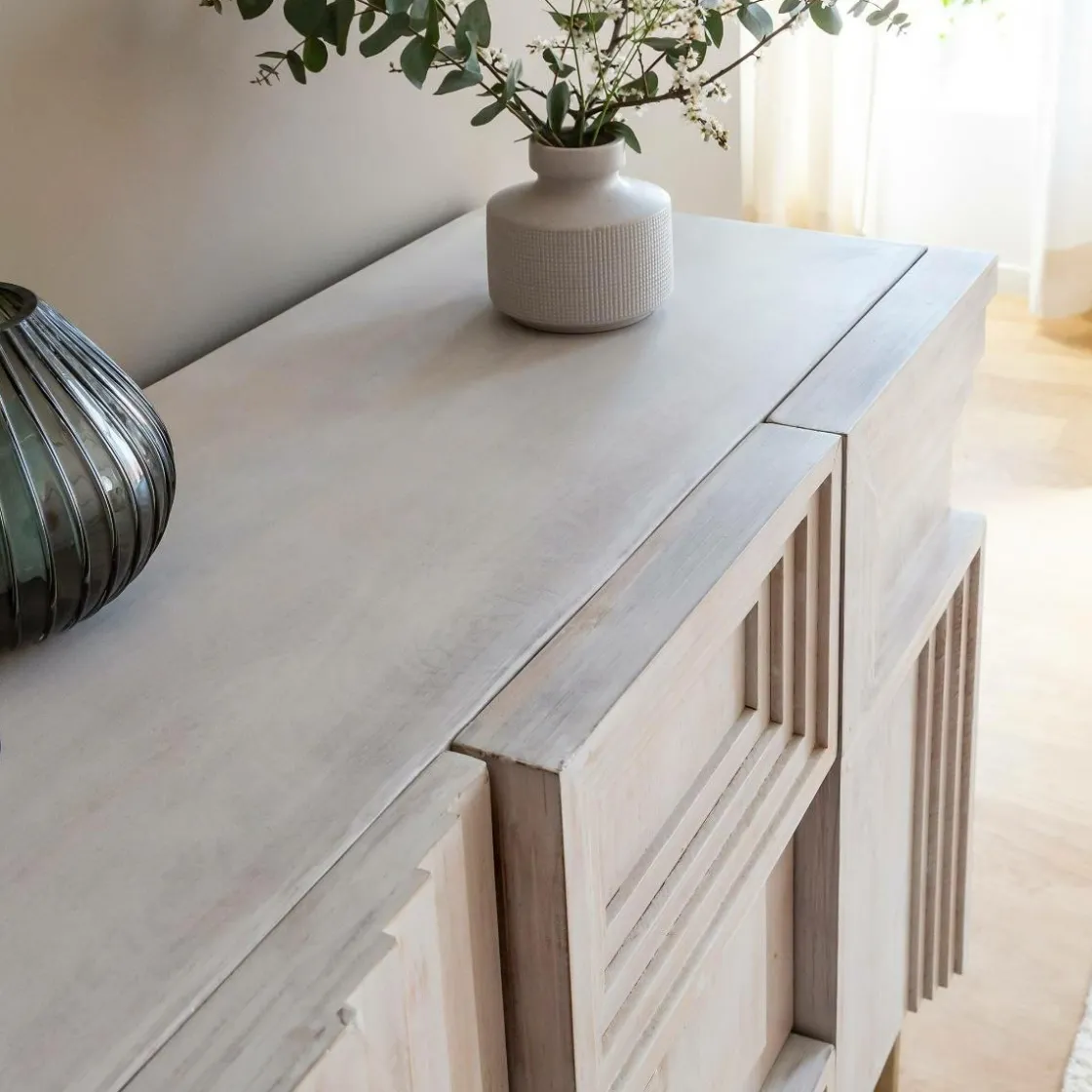 Made in Meubles Buffet<Petit buffet en bois de manguier Tristan