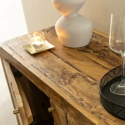 Made in Meubles Buffet<Petit buffet en bois recyclé Naël