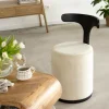 Made in Meubles Fauteuil<Petit Fauteuil blanc en manguier Adonis