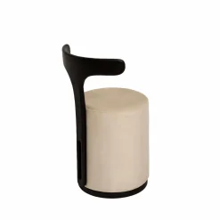 Made in Meubles Fauteuil<Petit Fauteuil blanc en manguier Adonis