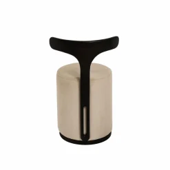 Made in Meubles Fauteuil<Petit Fauteuil blanc en manguier Adonis