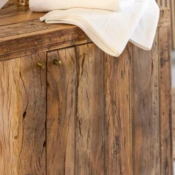 Made in Meubles Meuble Sous Vasque<Petit meuble sous vasque en bois recyclé Naël