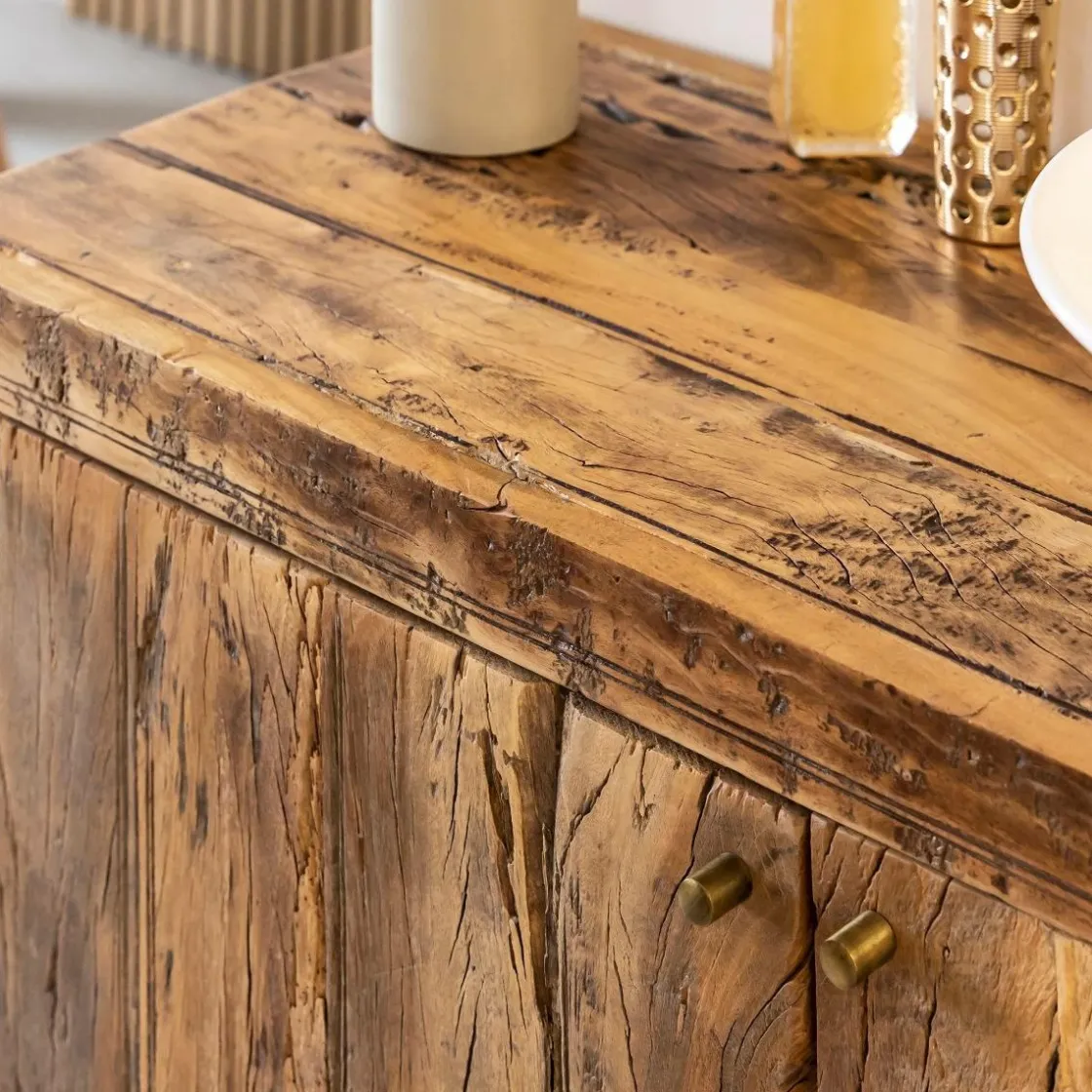 Made in Meubles Meuble Sous Vasque<Petit meuble sous vasque en bois recyclé Naël