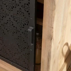 Made in Meubles Meuble Sous Vasque<Petit meuble sous vasque en bois de manguier Sahara