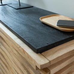 Made in Meubles Meuble Tv<Petit meuble tv en bois de manguier Tino