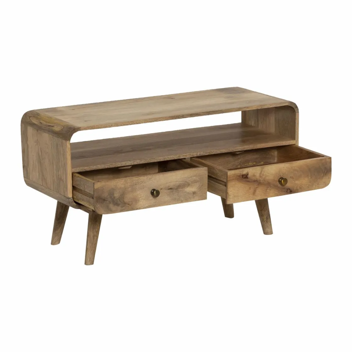 Made in Meubles Meuble Tv<Petit meuble TV en bois de manguier Maëva