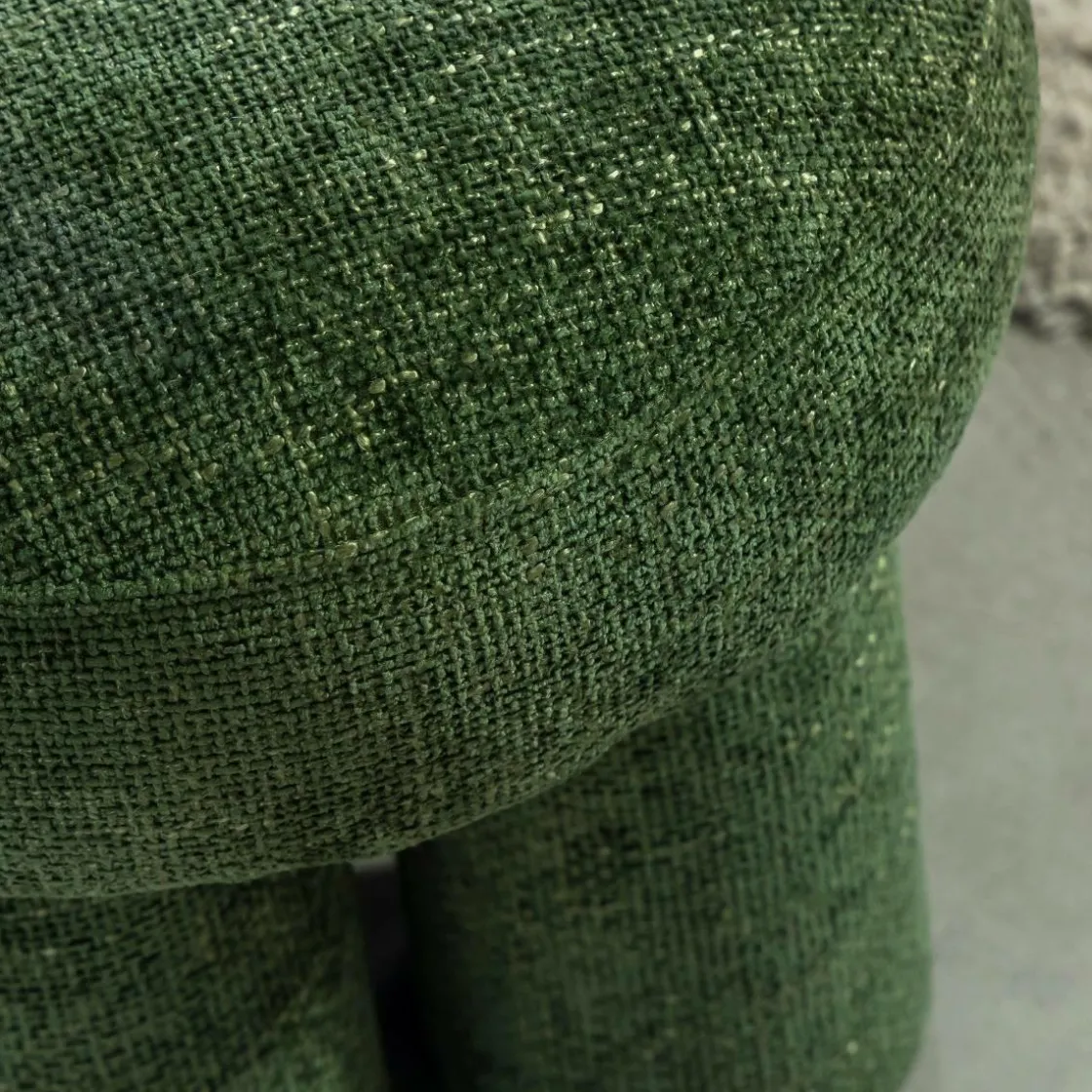 Made in Meubles Tabouret<Petit tabouret en tissu Toby