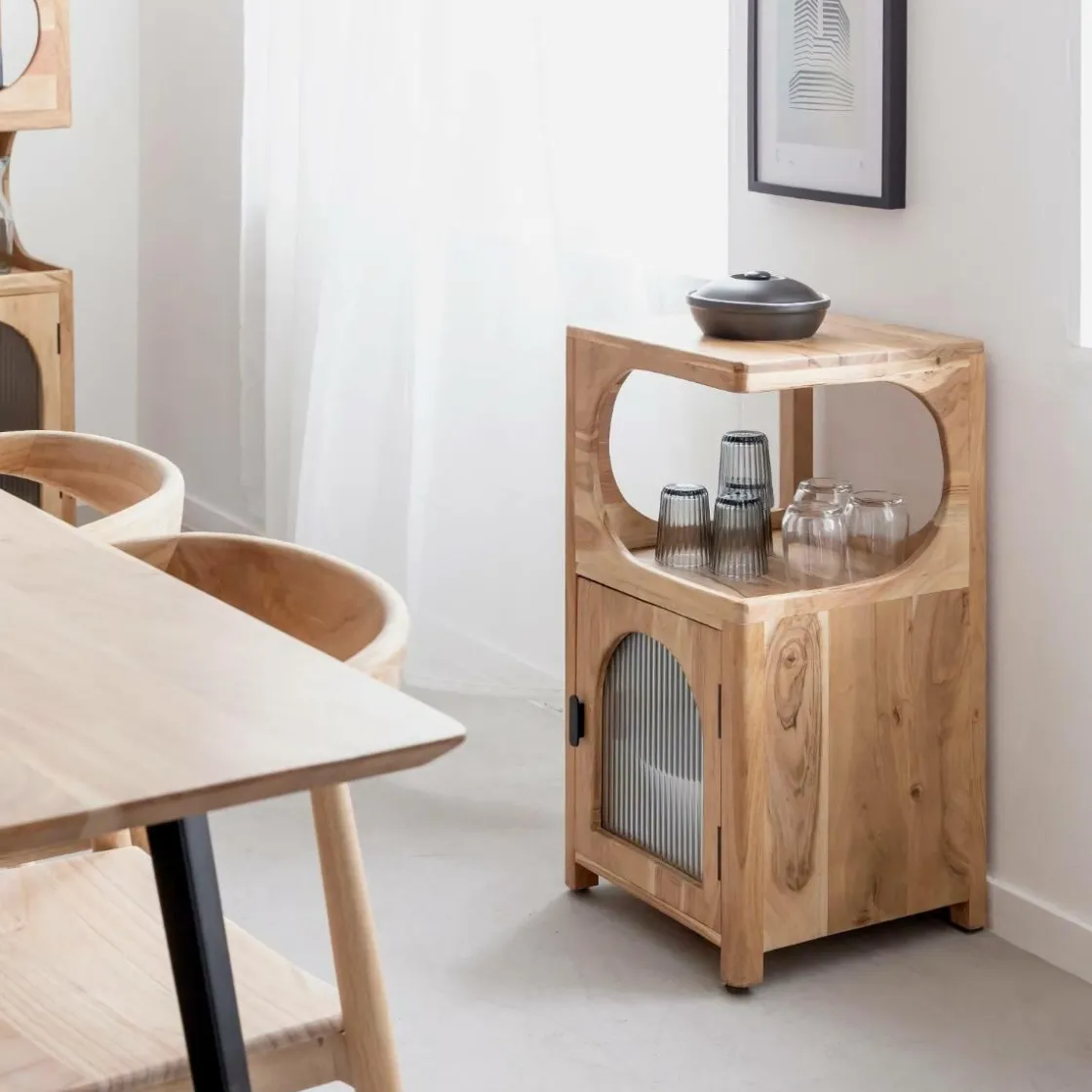 Made in Meubles Etagère|Meuble De Rangement<Petite étagère en bois d'acacia Emyr