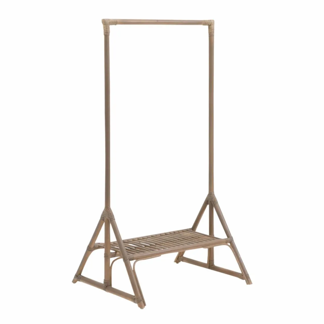 Made in Meubles Portant & Porte-Manteau<Portant en rotin avec planche Rattan