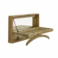 Made in Meubles Etagère|Portant & Porte-Manteau<Porte-manteau en bois de manguier avec miroir Marley