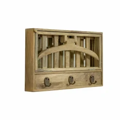 Made in Meubles Etagère|Portant & Porte-Manteau<Porte-manteau en bois de manguier avec miroir Marley