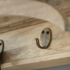 Made in Meubles Etagère|Portant & Porte-Manteau<Porte-manteau en bois de manguier avec miroir Marley