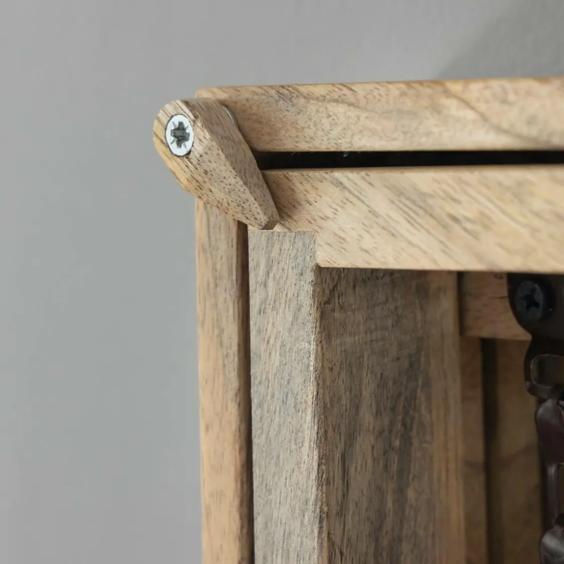 Made in Meubles Etagère|Portant & Porte-Manteau<Porte-manteau en bois de manguier avec miroir Marley