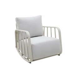 Made in Meubles Chaise De Jardin<Rocking chair en aluminium pour jardin couleur taupe Zion