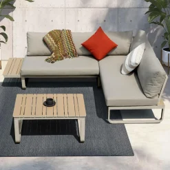 Made in Meubles Salon De Jardin<Salon de jardin en angle 4 places Persé