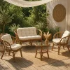 Made in Meubles Salon De Jardin<Salon de jardin en rotin 4 places Rattan